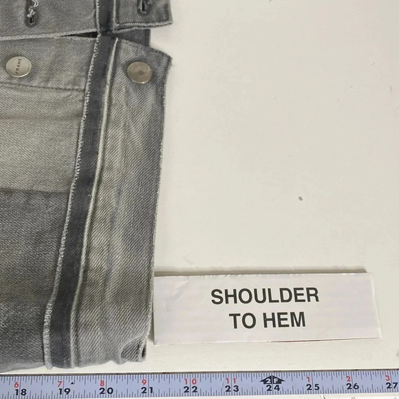 FRAME Nouveau Le Multi-tone Denim Jacket - Picture 7 of 7